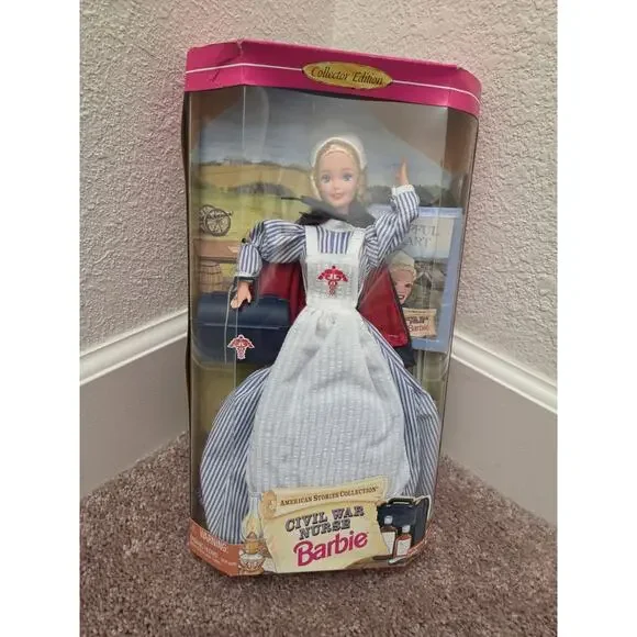 Barbie Civil War Nurse Mattel NRFB Collector Edition Doll 1995 New 14612 - Picture 1 of 7
